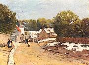 Alfred Sisley Erster Schnee in Louveciennes oil